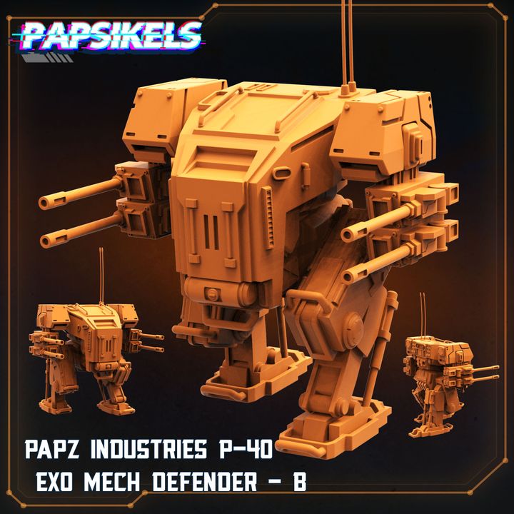 Papsikels Mechs Robots