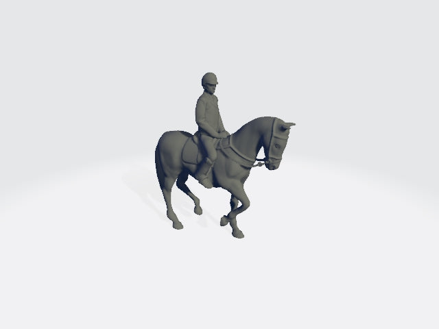 Police Horse & Rider X 1 Figure