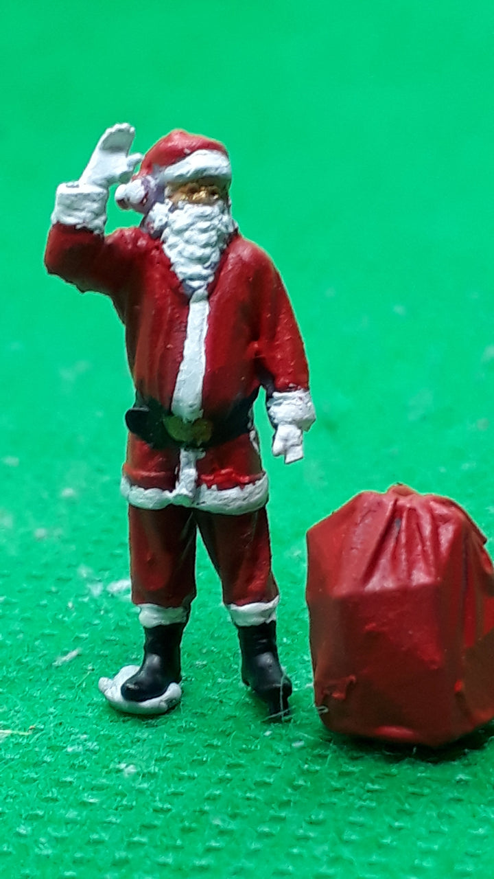 Christmas Santa And Presents Figure