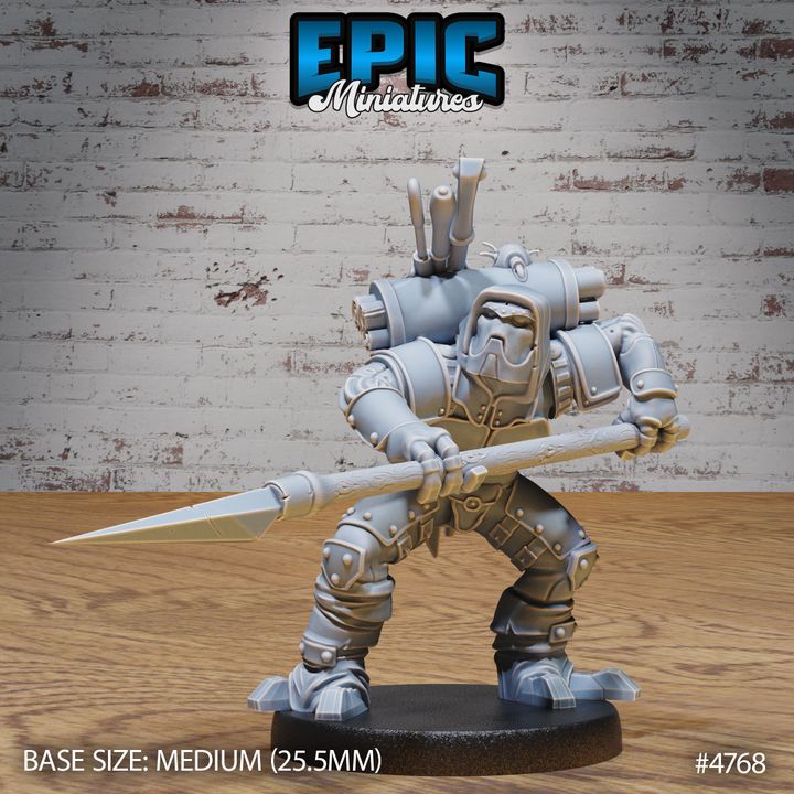 Epic Miniatures - Construct Alchemist Attack