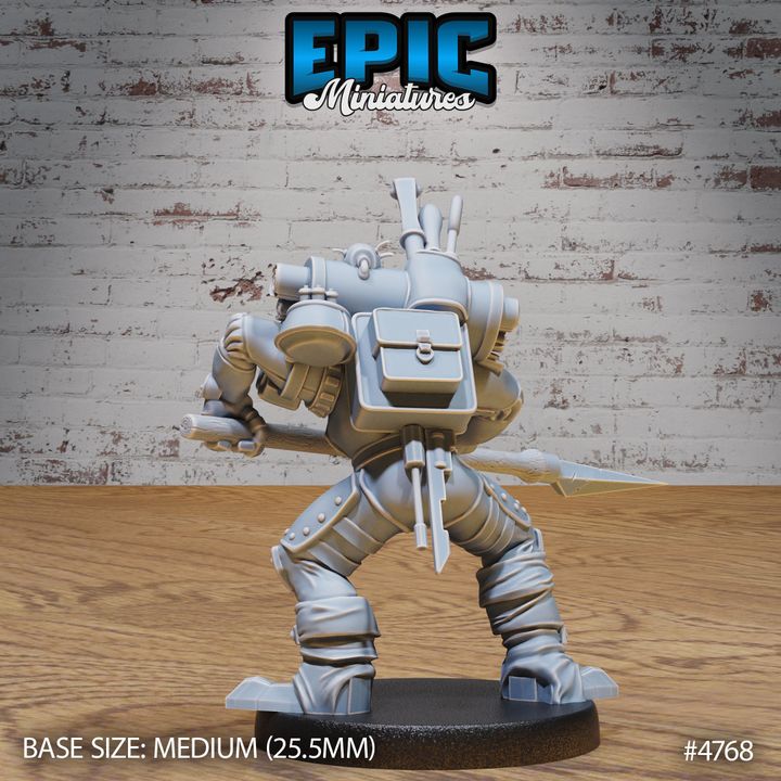 Epic Miniatures - Construct Alchemist Attack