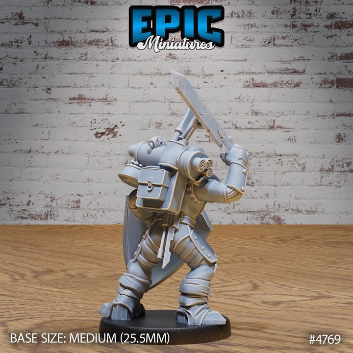 Epic Miniatures - Construct Alchemist Sword