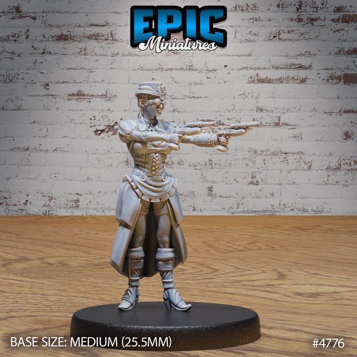 Epic Miniatures - Esoteric Society Pistols Female