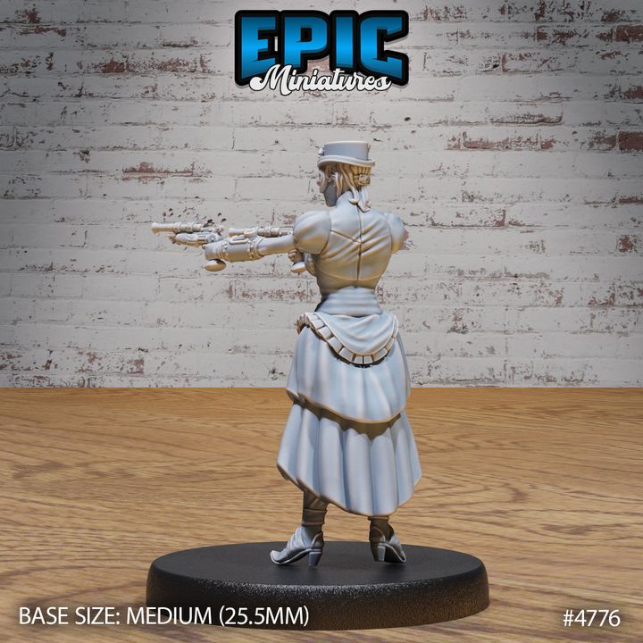 Epic Miniatures - Esoteric Society Pistols Female