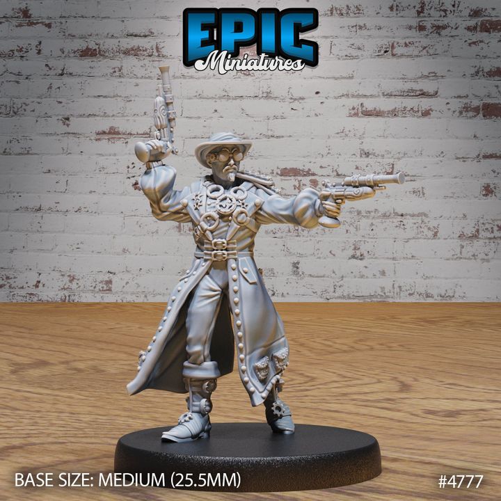 Epic Miniatures - Esoteric Society Pistols Male