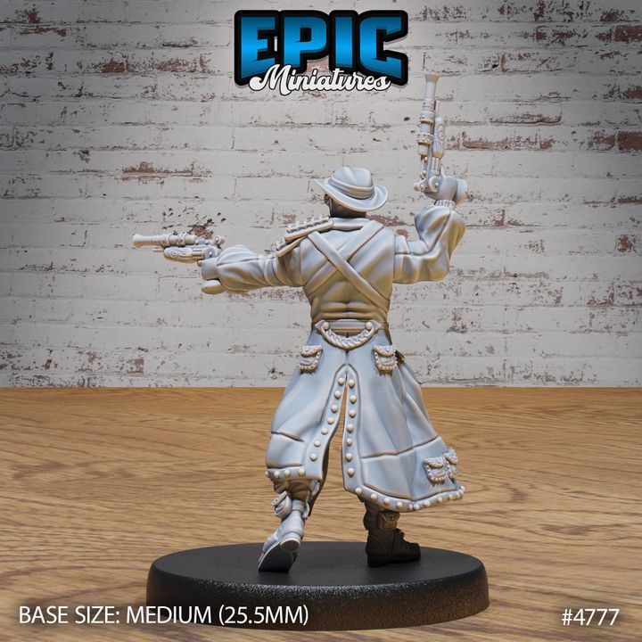 Epic Miniatures - Esoteric Society Pistols Male