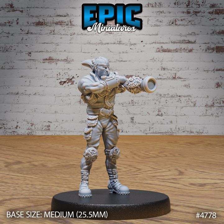 Epic Miniatures - Esoteric Society Fan Gunner