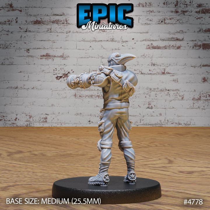 Epic Miniatures - Esoteric Society Fan Gunner