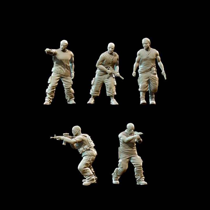 BHG015 Cartel Street Gang (Assault Set)