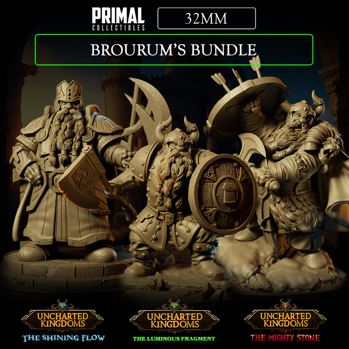 Primal 3 miniatures - 32mm - Brourum's Bundle