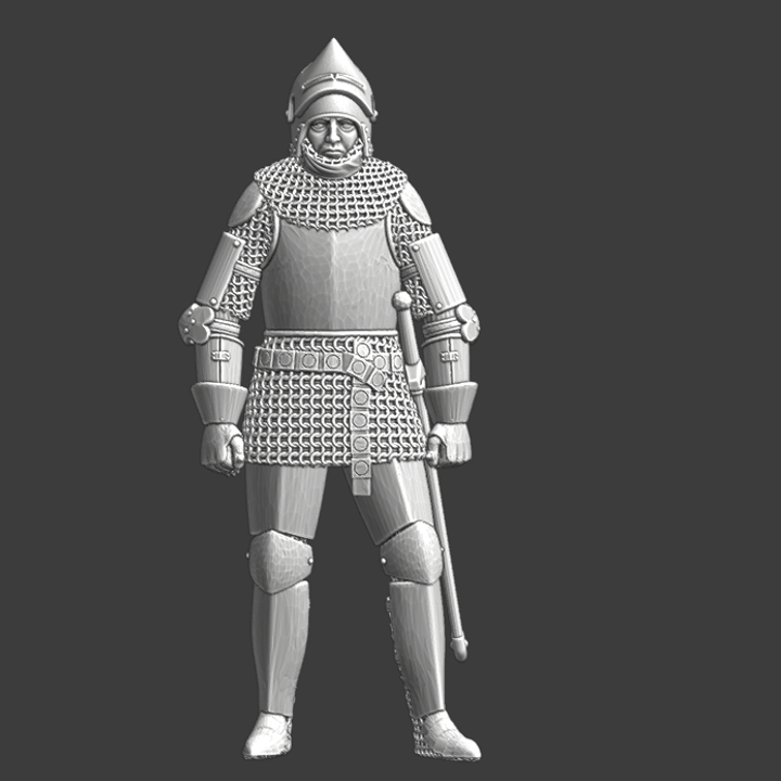 NCM093 Medieval late knight standing