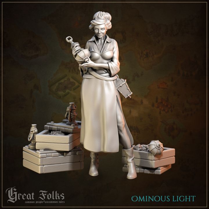 GG011 Ominous light Lamp saleswoman Adelaide