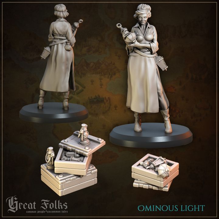 GG011 Ominous light Lamp saleswoman Adelaide