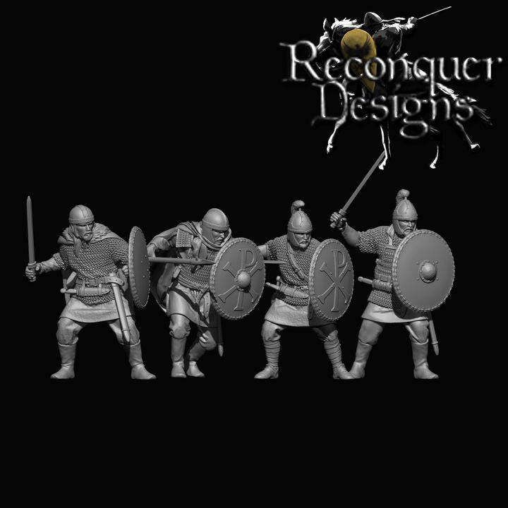 REM0138 Visigoths Asturians dismounted Set 1