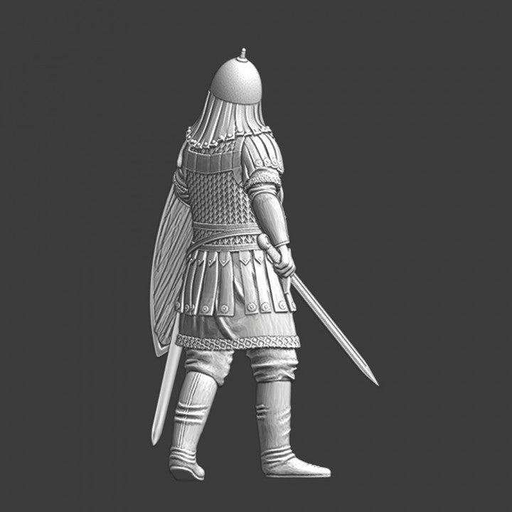 NCM090 Medieval Byzantine high ranking infantryman