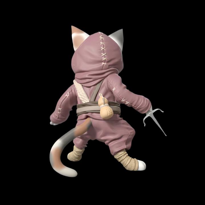 Grass Hopper - Ninja Cat with Sai