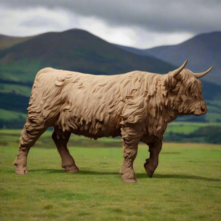 ADM1502 Highland Cow Walking x 2