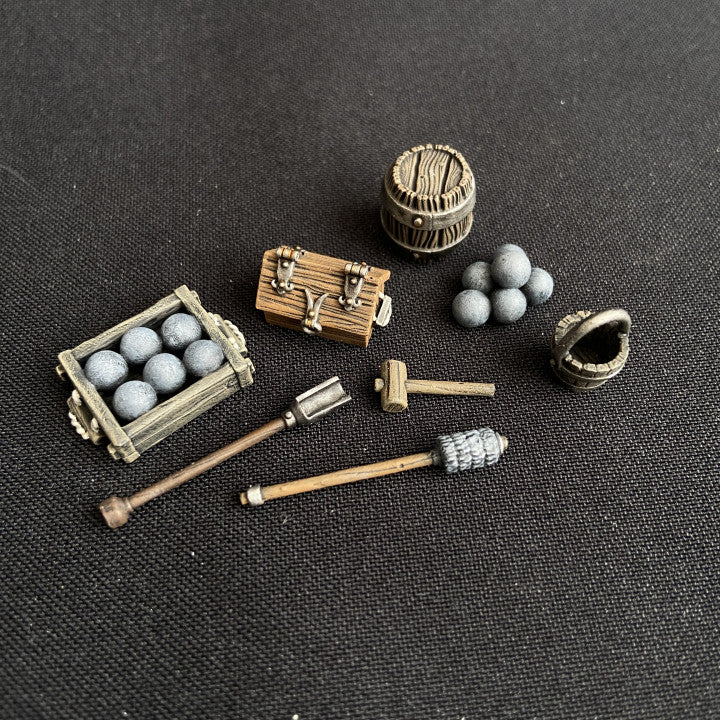 MA018 1:56 28mm Artillery accessories and props