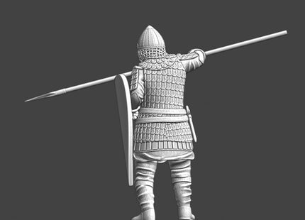 NCM080 Medieval Kievan Rus warrior with spear