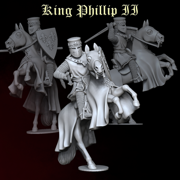 STY0005 Medieval King Phillip II of France