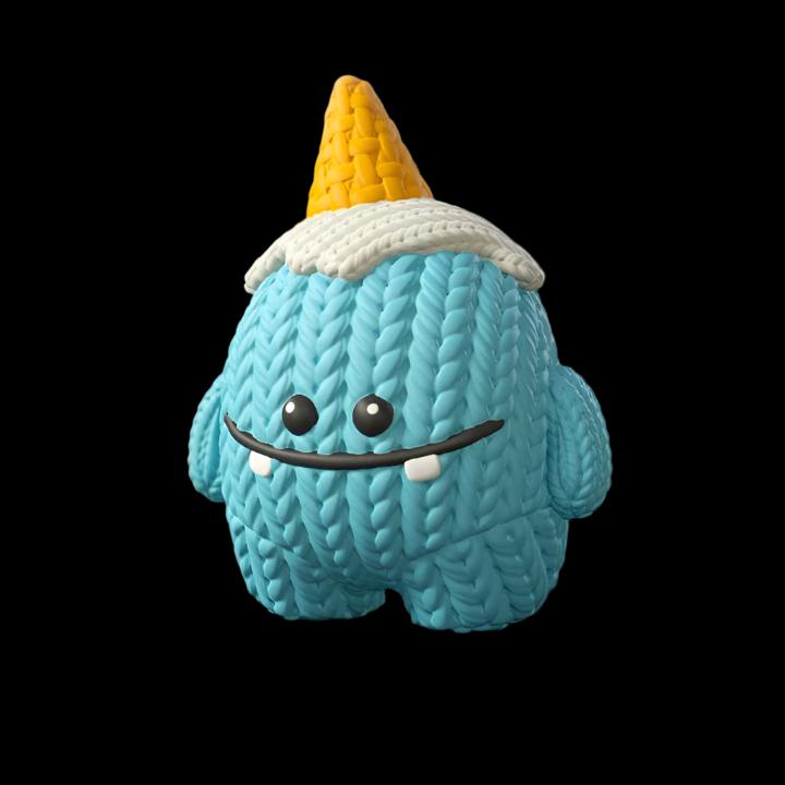 Grass Hopper - Knited Ice Cream Monster