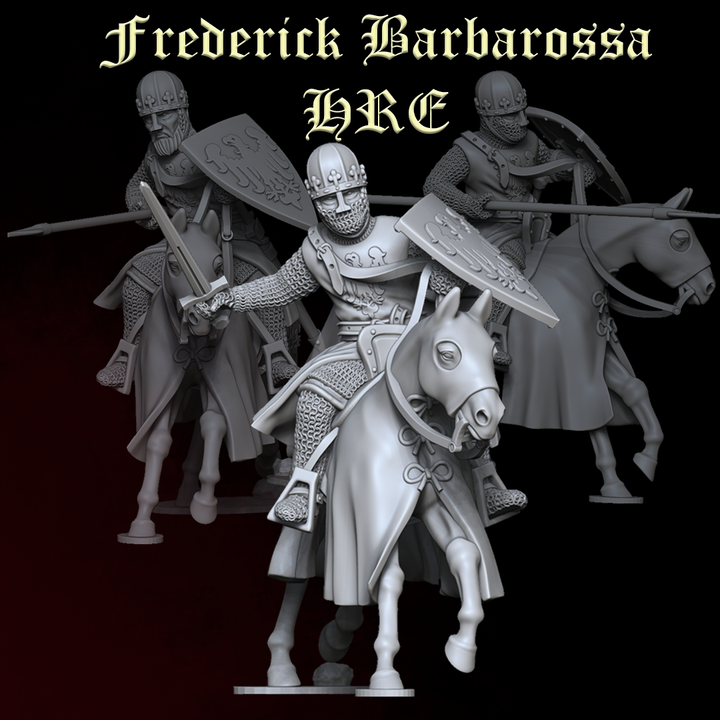 STY0004 Medieval Frederick Barbarossa Holy Roman Empire