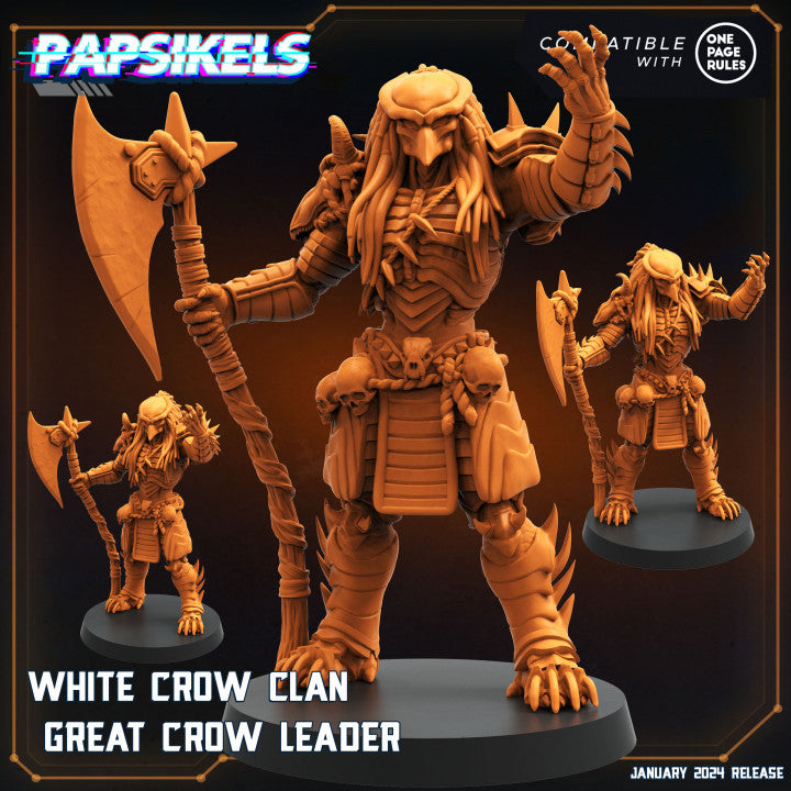 PAPSIKELS: White Crow Clan Great Crow Leader