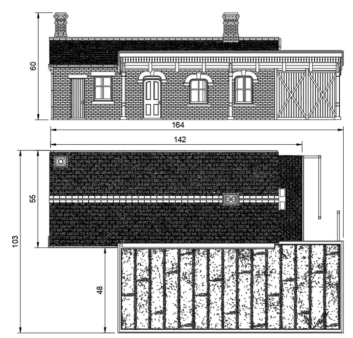 GM812A – GWR Station TT120/3mm Scale