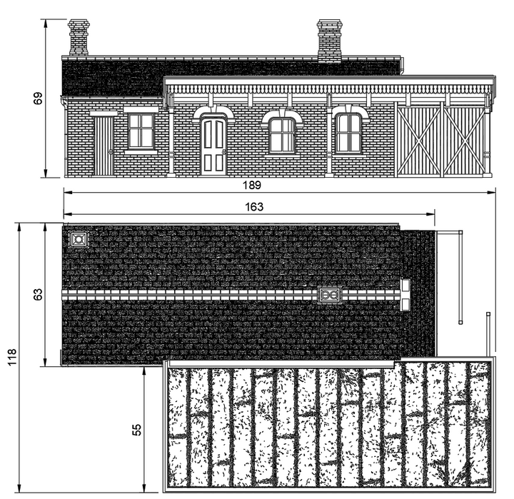 FM812A – GWR Station OO/HO Scale