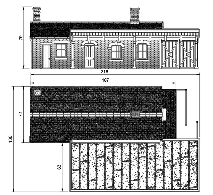 FM812A – GWR Station OO/HO Scale