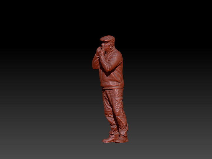 S3Ds0041 Whistling Farmer/Shepherd Figure