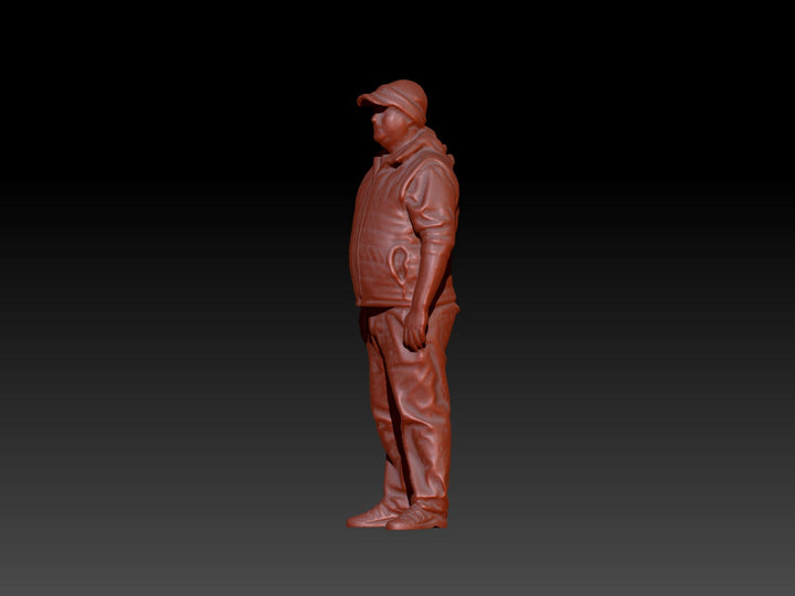 Dsp099 Male Driver Standing Figure