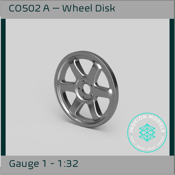 CO502 A – Wheel Disk 1:32 Scale