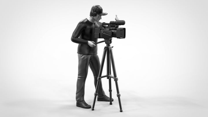 Mm197 Tv Cameraman Figure