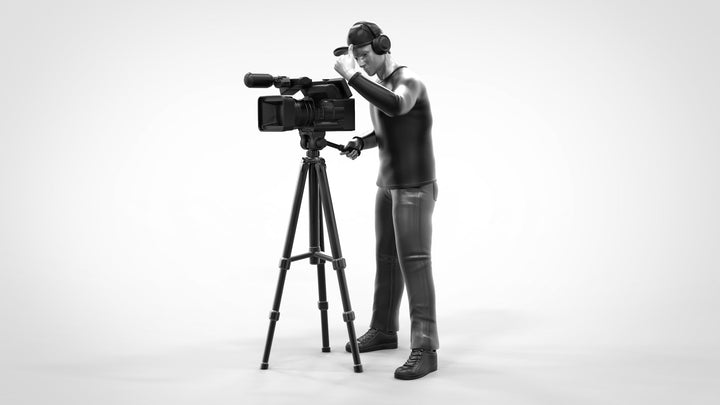 Tv Cameraman Figure