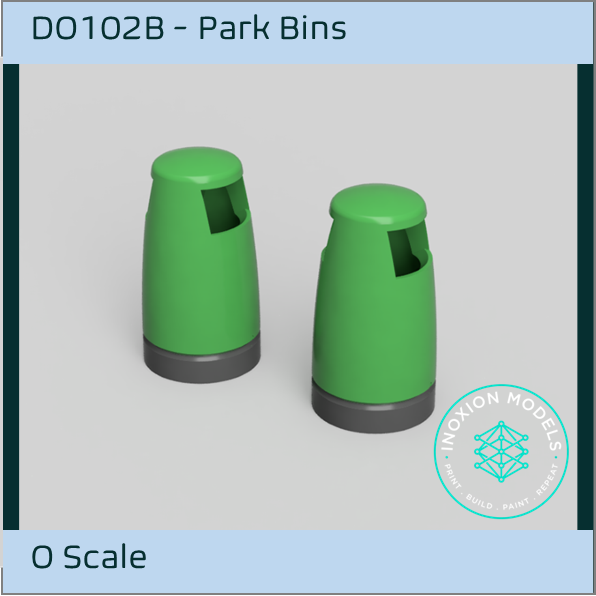 DO102B – Park Bins O Scale