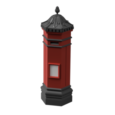 DO105B – Victorian Post Box O Scale