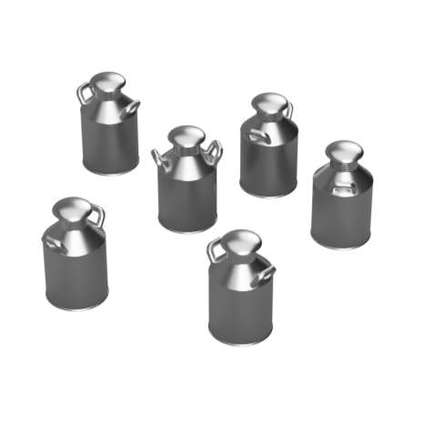 DO301B – Small Milk Churns O Scale