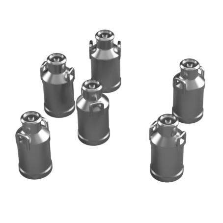 DO301C – Medium Milk Churns O Scale