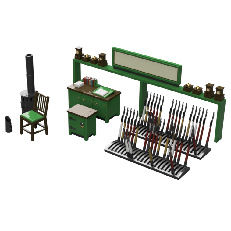 DO605A – Signal Box Interior O Scale