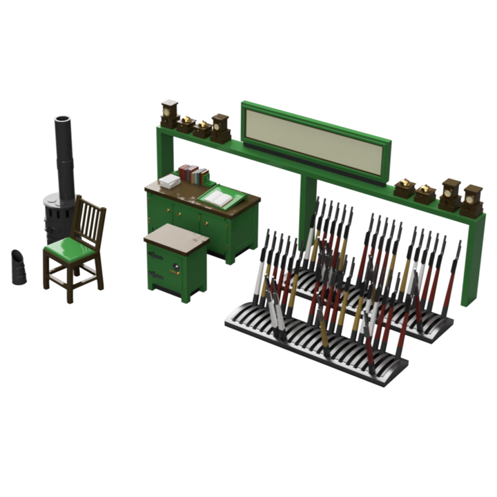 DO605A – Signal Box Interior O Scale