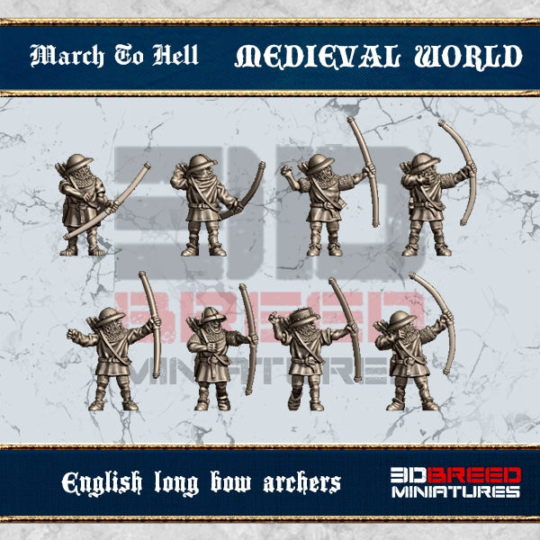 March to Hell - 13th Century Western Europe - English Archers Longbow