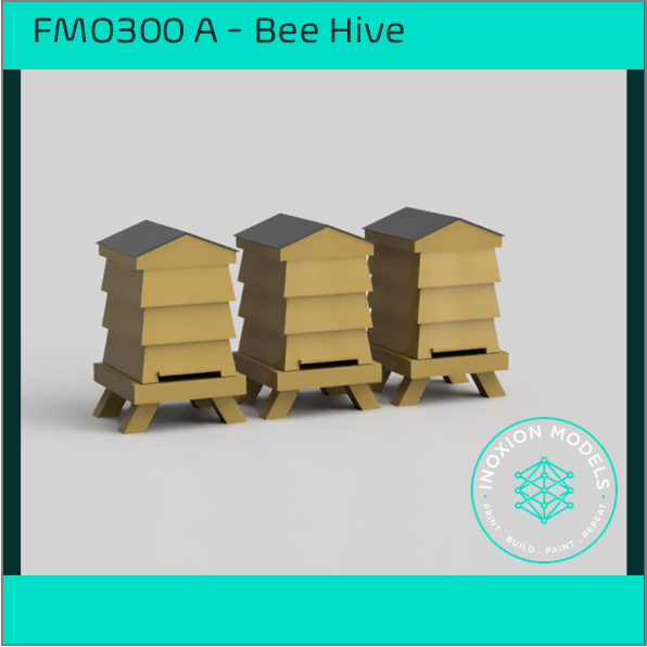 FO300 B – Louvered Beehives OO Scale