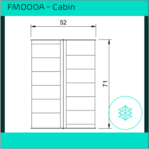 FM000A – Cabin/Garden Shed HO Scale