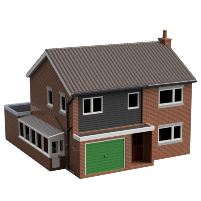 FM001 – Detached House HO Scale