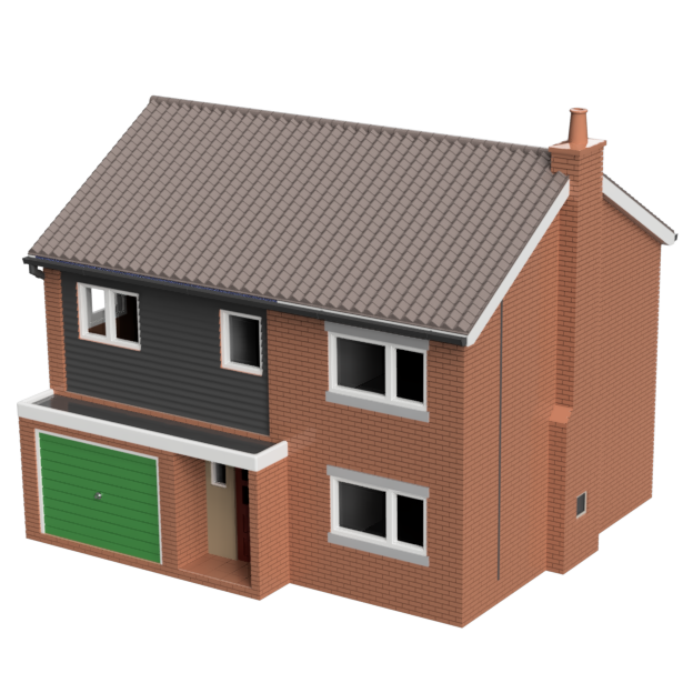 FM001 – Detached House HO Scale