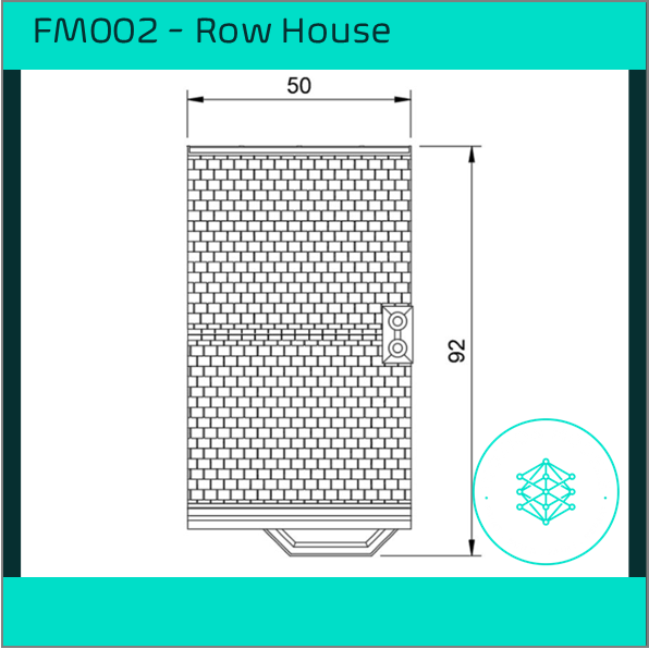 FM002  –  Terraced House 1:72 Scale