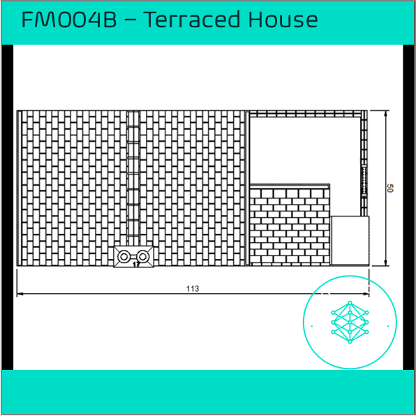 FM004B – Terrace House HO Scale