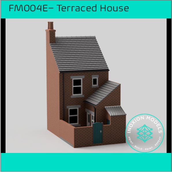 FM004E – Low Relief Terrace House HO Scale