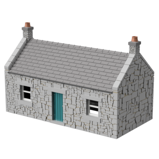 GM007A – Croft House 3mm - 1:100 Scale